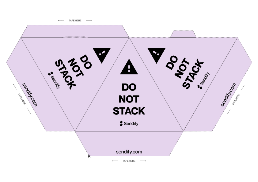 Sendify Do Not Stack Cone icke stapelbar pall